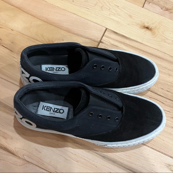 Kenzo K-Skate Black Sneakers with Logo - Picture 5 of 5